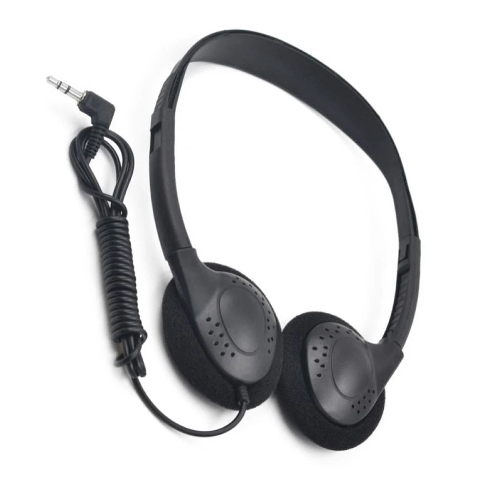 Comfortable Wearing Noise Reduction ABS Portable Headphone Wire...